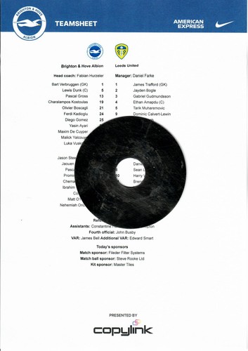 Brighton v leeds - v, utd