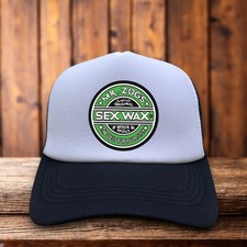 Mr. Zogs Sex Wax Mens Trucker Hat Black Snapback Surfboard Skate Baseball Cap