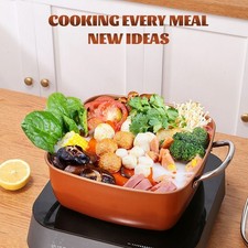 24cm Square Kitchen Fryer Non