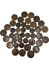 George V Half Penny Farthing Collection Of British Coins T2328 D81