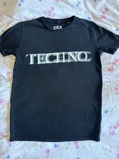 IDEA BOOKS London Glow In Dark TECHNO Limited Ed Rave T Shirt Vintage @ideastore