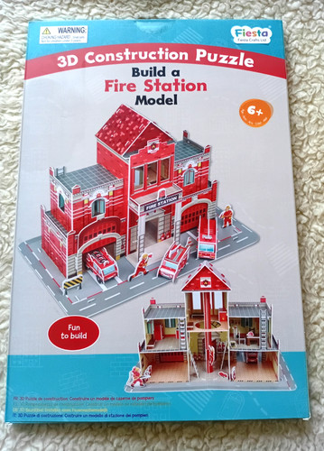 Fire station construction - fire, station-3d