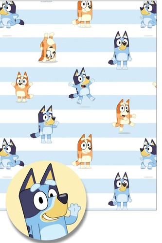 Bluey wrapping paper - bluey,