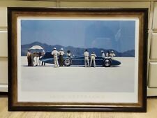 Bluebird at Bonneville by Jack Vettriano Large Deluxe Framed Art Print 78x58cm