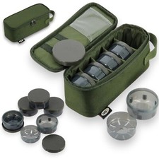 NGT Glug Bag Storage Case Carp Fishing For Boilies Glugging 5 Pots Included Case