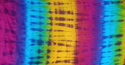 Indian shibori fabric - indian, printed