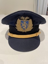 British Caledonian Pilot Flight Crew Cap Hat 1980s