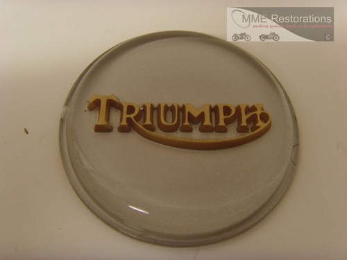 Triumph t140 fuel tank badge - triumph,