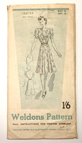 Vintage 1940s dress weldons - 1940s,