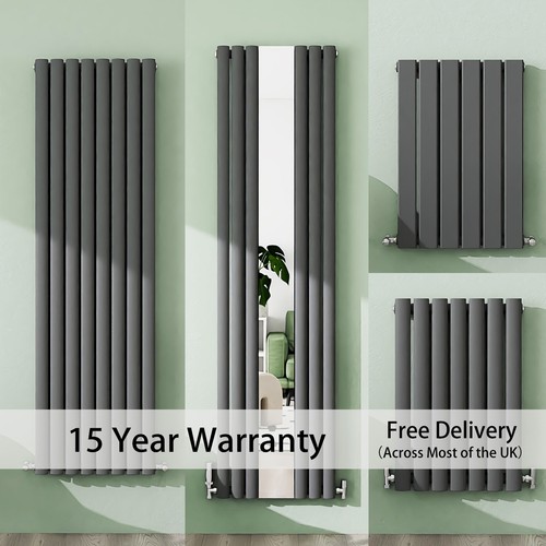 Anthracite designer radiator - anthracite,