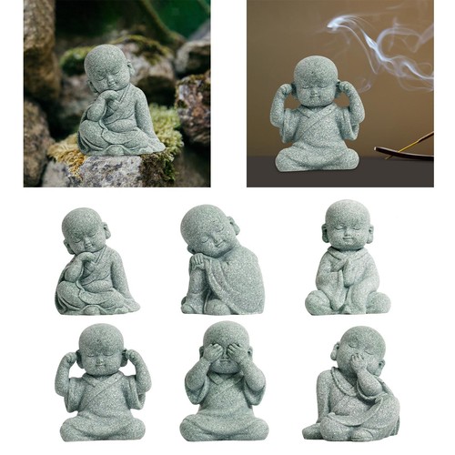 Monk figurine buddha - monk,