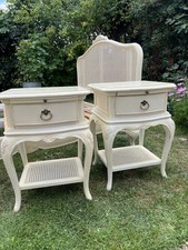 Stunning Pair Of Willis And Gambier Ivory Bedside Tables Princess Bedroom Chic