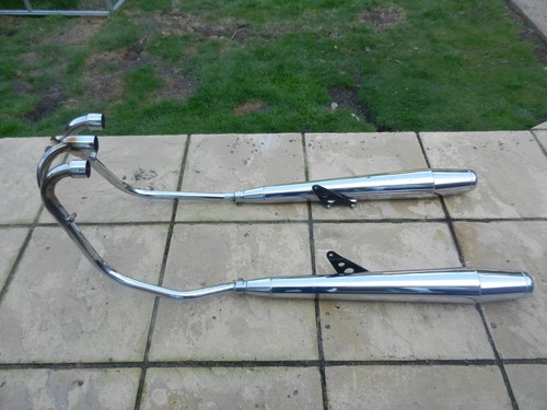 Triumph t150 exhaust system - triumph,