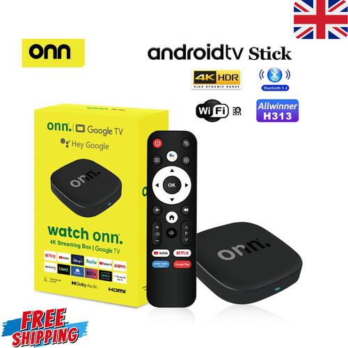 Onn android smart tv box - 4k,