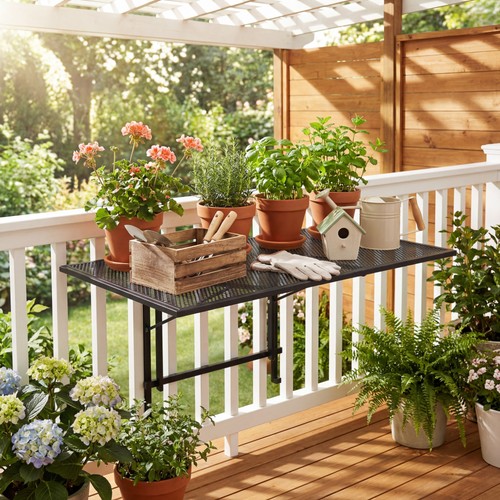 Balcony railing table large - railing,