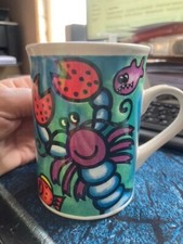 Colourful MUG - Snappers by Jane Brookshaw -stoneware, NEW