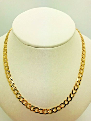 9ct yellow solid - solid, curb