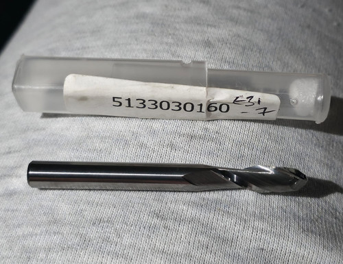 Solid carbide end mill 4in - mill, 1/4in