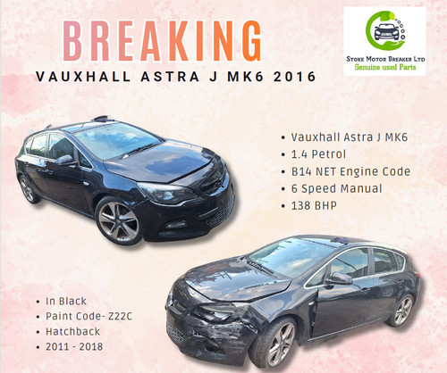 Breaking vauxhall astra - breaking, j