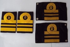 Genuine Royal Navy Reserve RNR Rank Slides / Epaulettes Assorted Ranks