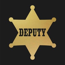 Deputy sheriff badge star - sheriff,