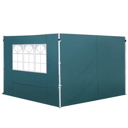 Gazebo side panels 3x2m - gazebo, green
