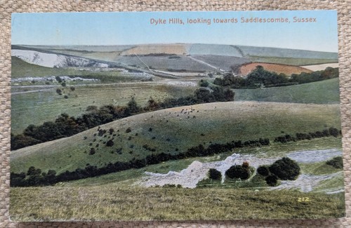 Dyke hills looking towards - looking,