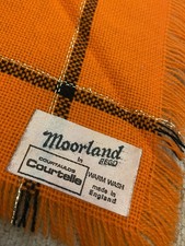 Vintage Orange Chiffon Scarf