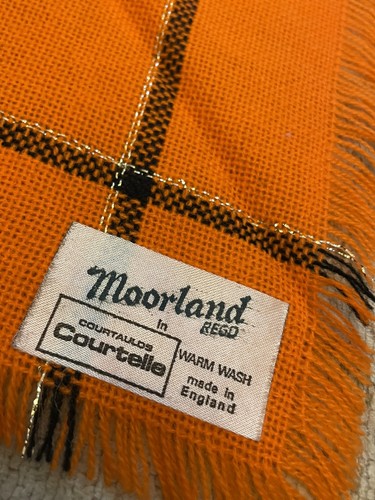 Vintage orange chiffon scarf - vintage,