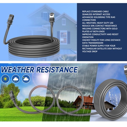 Rectangular satellite cable - satellite,