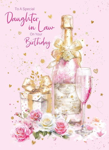 Birthday card daughter law - birthday, in