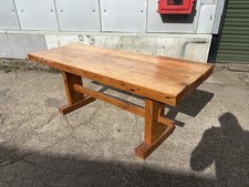 A Chunky Pine Farmhouse Table