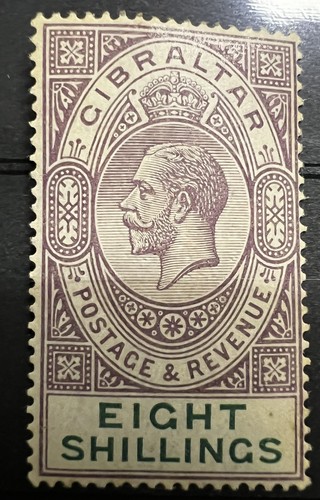 Gibraltar kgv 1912 wmk - gibraltar, (wmk