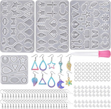 155 PCS Resin Jewelry Molds