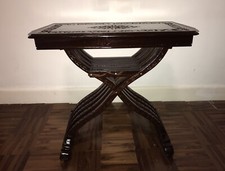 Real hardwood handmade nest table sheesham side coffee tea Pakistani Indian