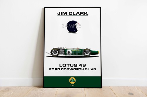 Jim clark lotus print - clark, 49