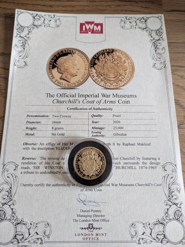 2020 gibraltar gold proof - proof, two