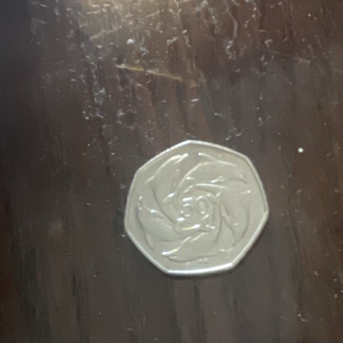 1982 50p coin elizabeth - coin,