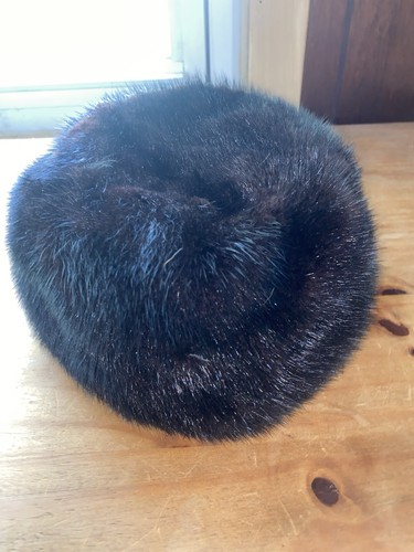 Vintage mink fur hat - mink,