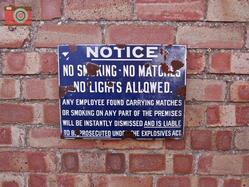 Smoking explosives heavy - no,