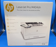 HP LaserJet Pro M404dn W1A53A Duplex Network Mono Laser Printer White Brand New