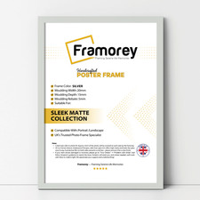 Black Thin Picture Frames A2 A3 A4 A5 White Poster Frames OAK WALNUT Photo Frame