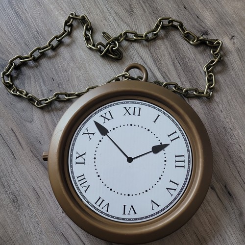 Large clock necklace alice - large, in