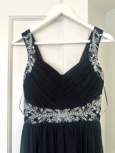 Black sleeveless floor length - black,
