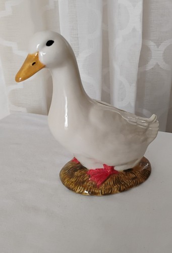 Quail ceramics duck - duck, farm