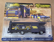 Hot Wheels Premium Team Transport  Fiat 131 Abarth / Second Story Lorry