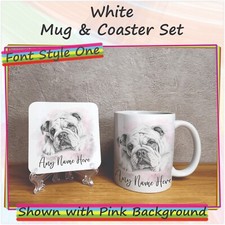 Personalised Bulldog Mug &