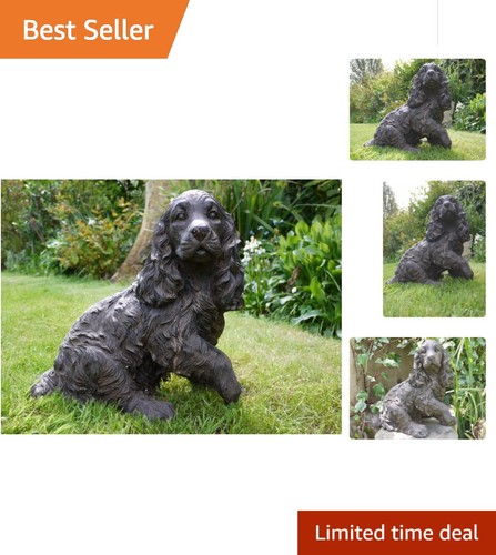 Stunning bronzed effect cocker - bronzed,