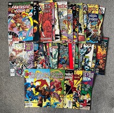 A huge collection of 51 Fantastic Four and associated comics. 1980 through 2001