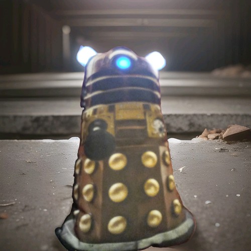 Doctor who dalek plush - plush, light